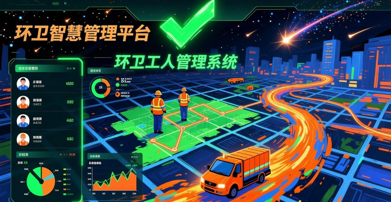 环卫智慧管理平台 环卫工人管理系统