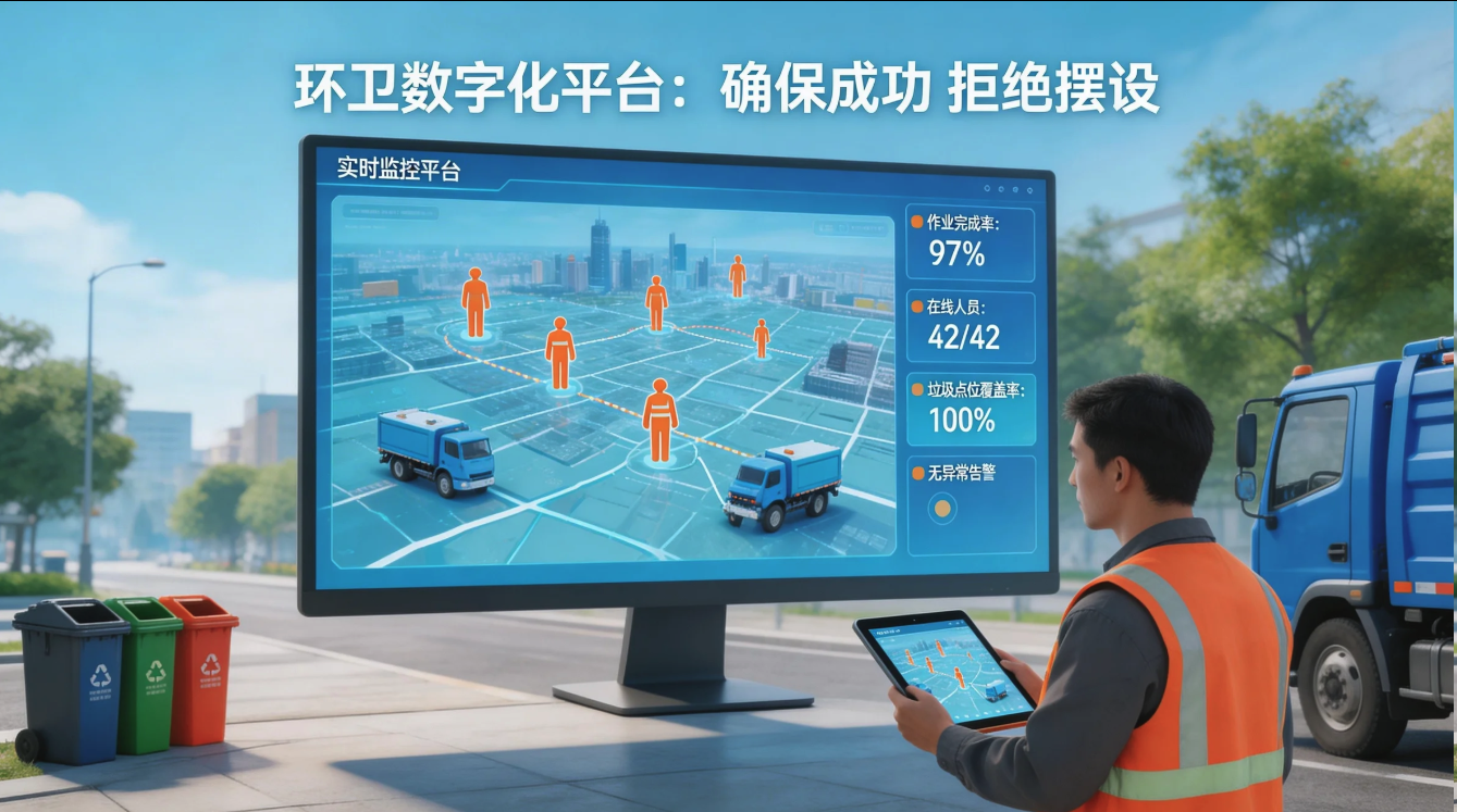 环卫数字化平台上线后，如何确保成功而非摆设?