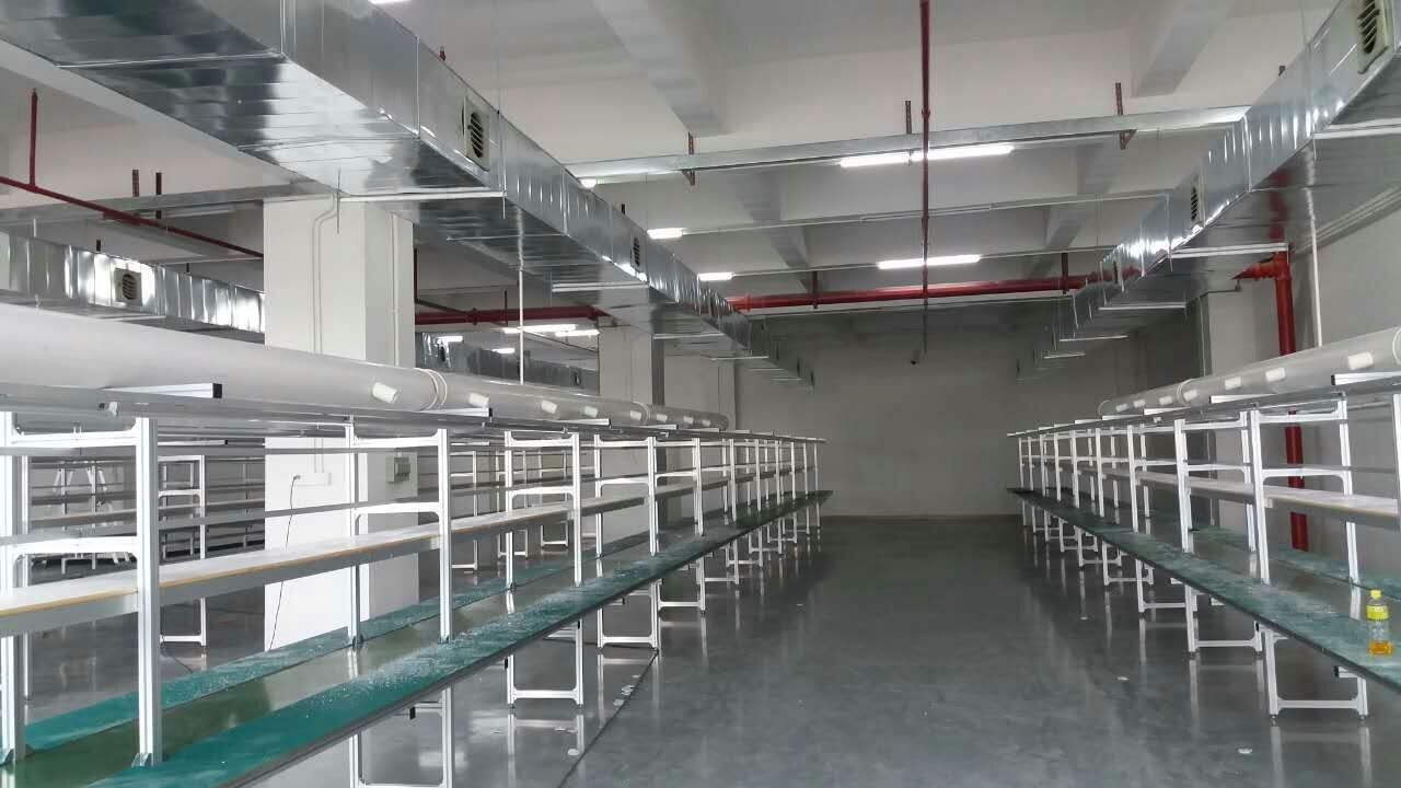 松江工业区流水线通风系统