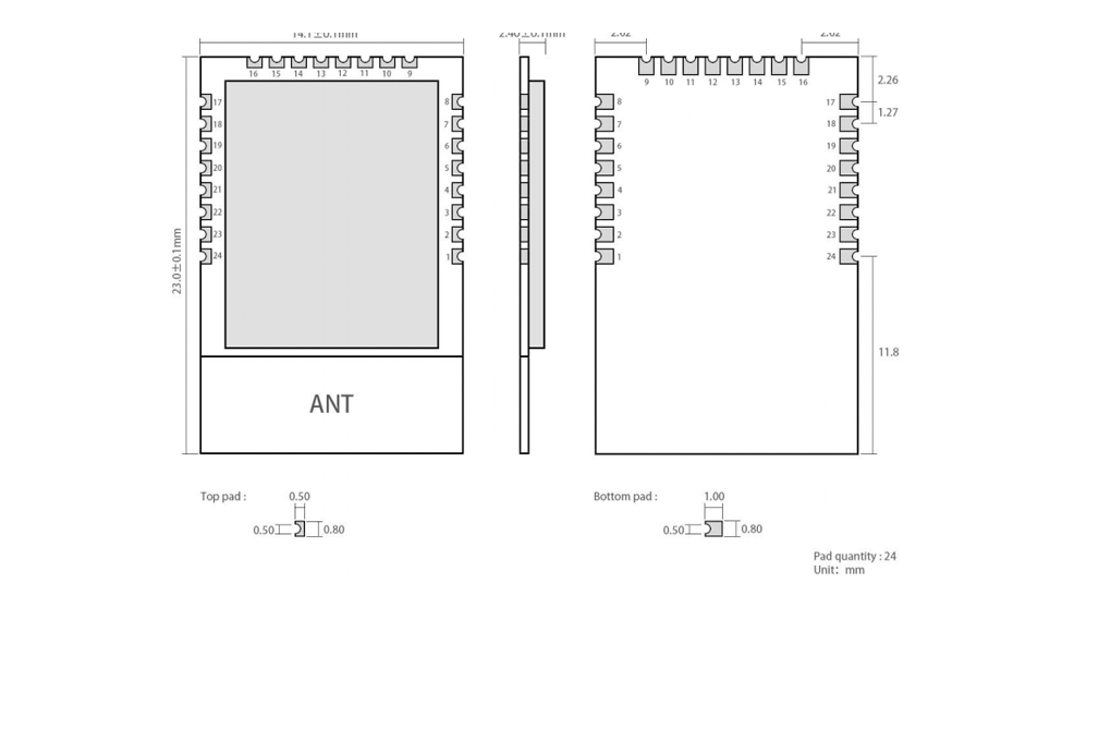 E18-MS1PA2-PCB封装图