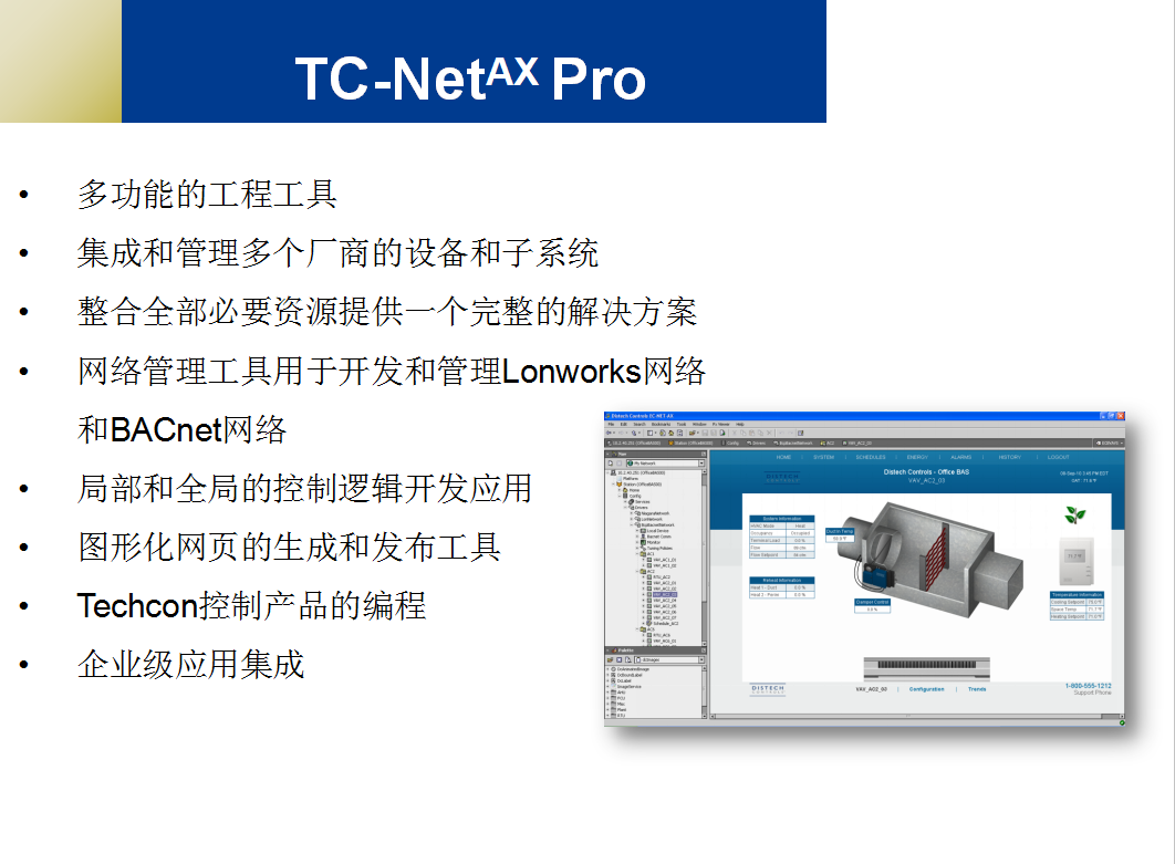 楼宇自控是指楼宇中电力设备，如电梯、水泵、风机、空调等，其主要工作性质是强电驱动。通常这些设备是开放性的工作状态，也就是说没有形成一个闭环回路。只要接通电源，设备就在工作，至于工作状态、进程、能耗等，无法在线及时得到数据，更谈不上合理使用和节约能源。现在楼宇自控是将上述的电器设备进行在线监控，通过设置相应的传感器、行程开关、光电控制等，对设备的工作状态进行检测，并通过线路返回控制机房的中心电脑，由电脑得出分析结果，再返回到设备终端进行调解。