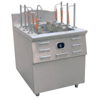 20KW立式豪华六头自动煮面炉800