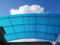 U形锁扣阳光板雨棚21