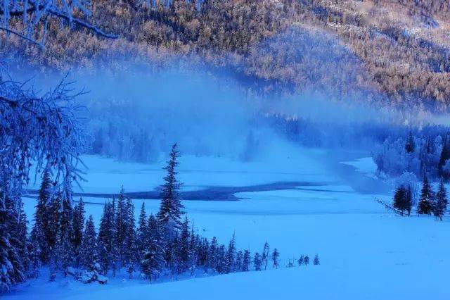 喀纳斯禾木冬季照片-aa6bd2a916b847a3b39b431a7d53b347