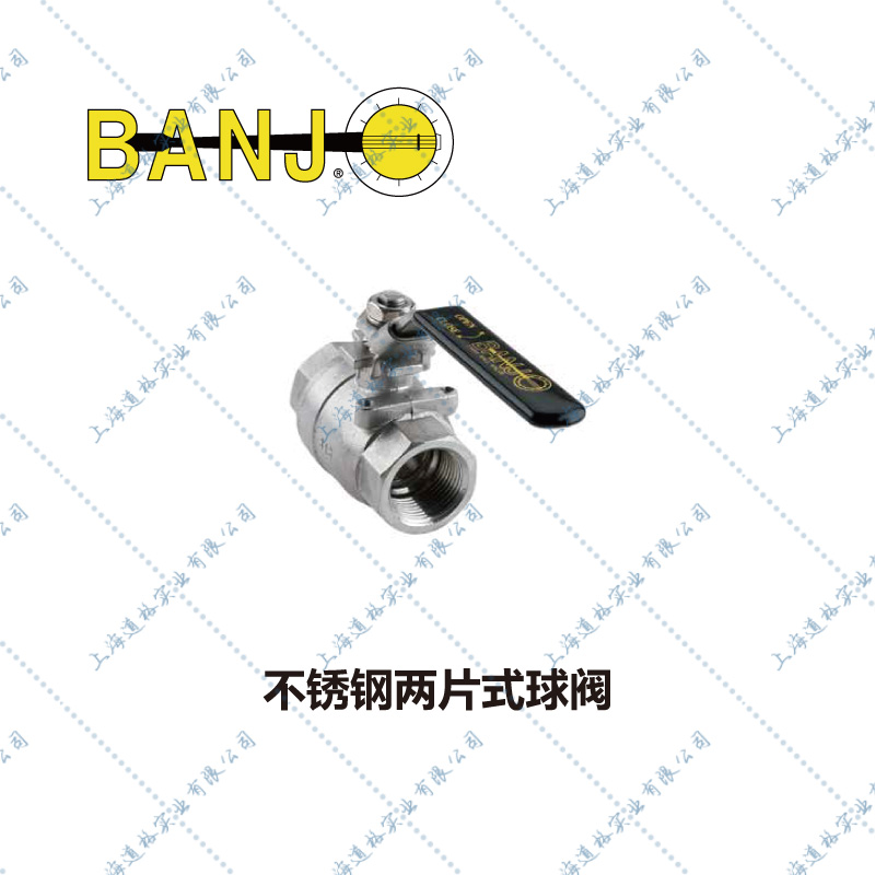 Banjo不锈钢两片式球阀