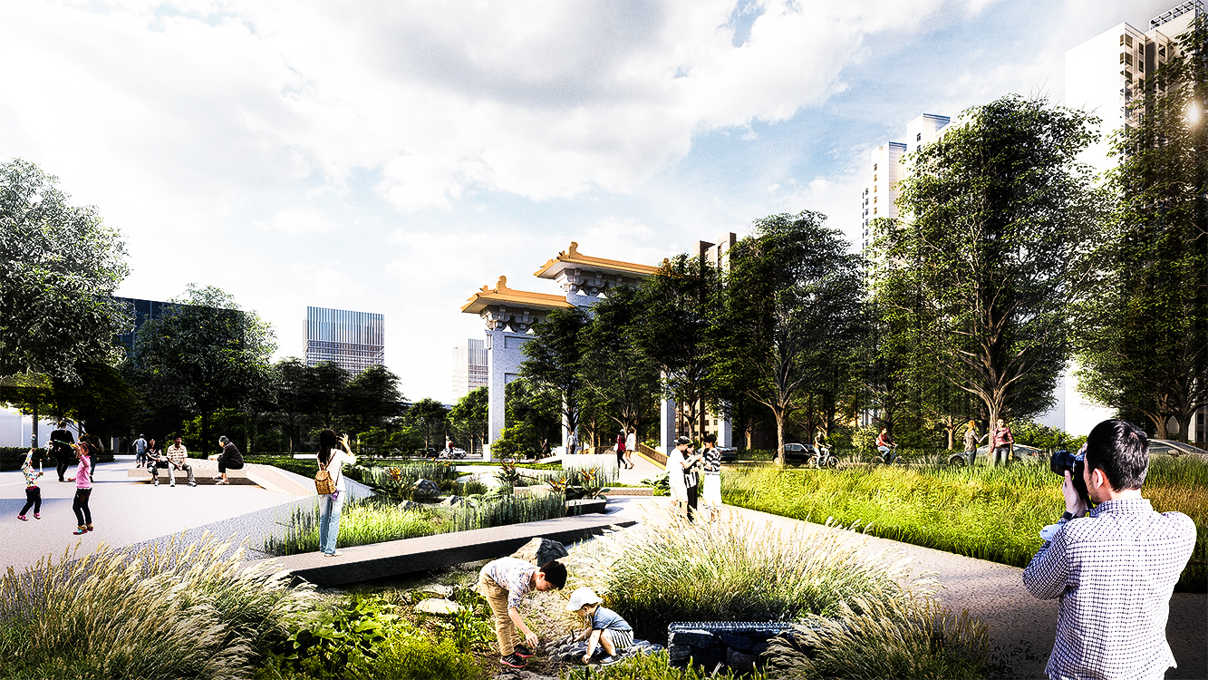 桥头景观改造概念设计/深圳