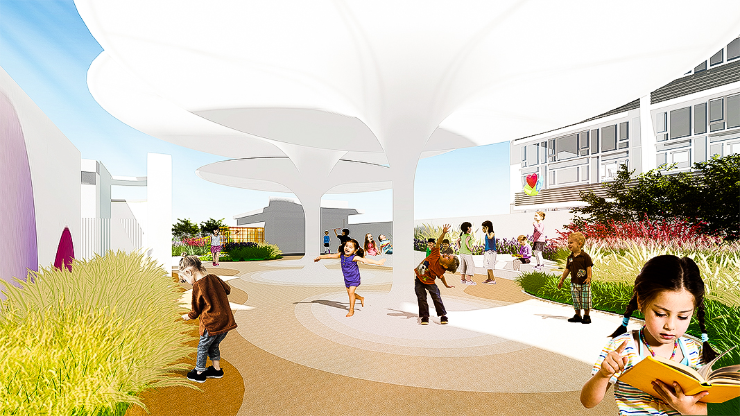 万科云城梅沙幼儿园景观/厦门
