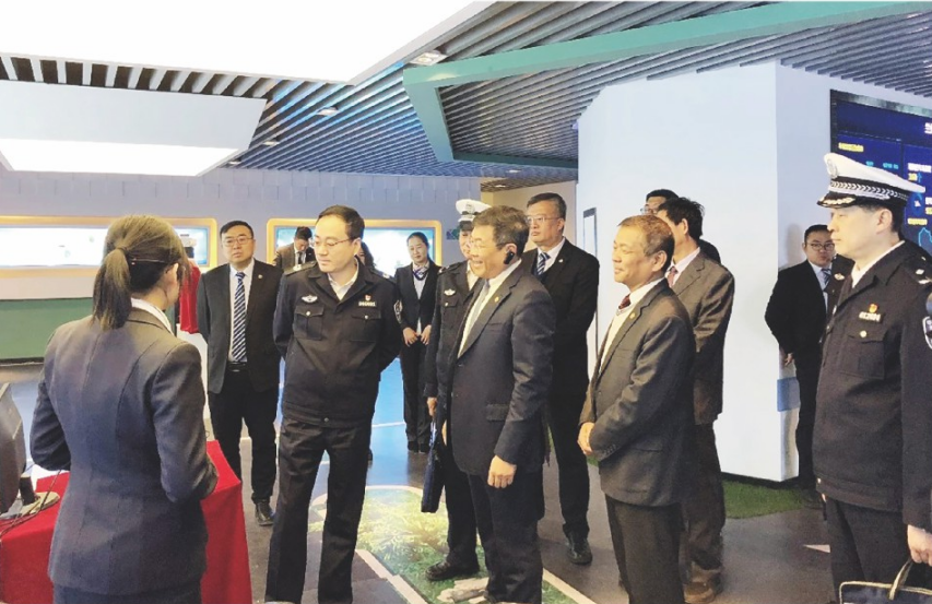 2019年1月24日，甘肃省副省长、省公安厅党委书记、厅长余建来我公司调研