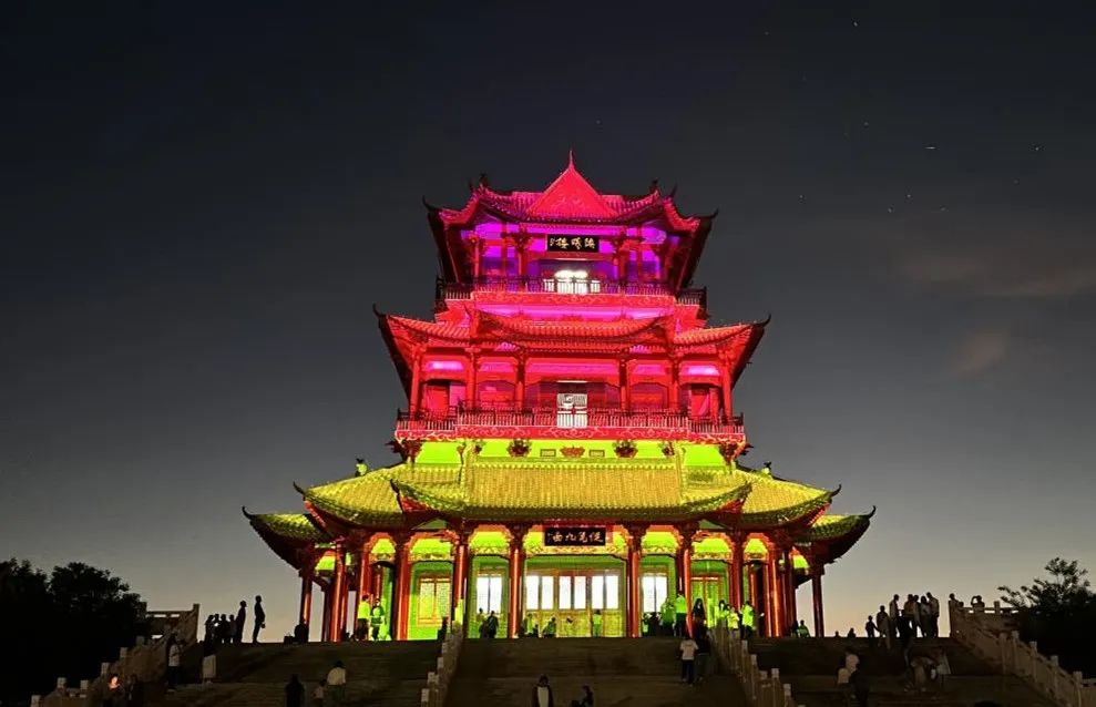 保利文娱科技承办2023河曲3D光影非遗河灯会