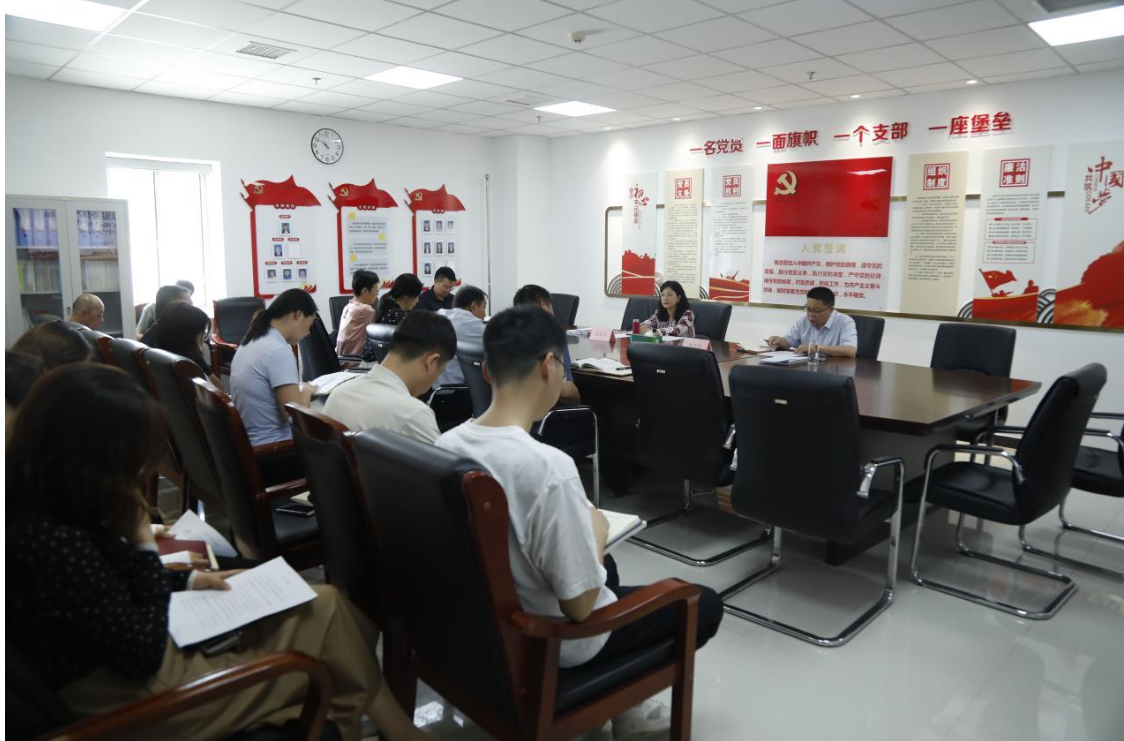 中心党支部开展树立和践行正确政绩观 学习教育集中学习研讨