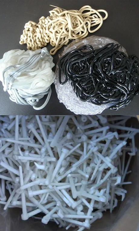 注塑水水口料、胶头、机头料、不良品等