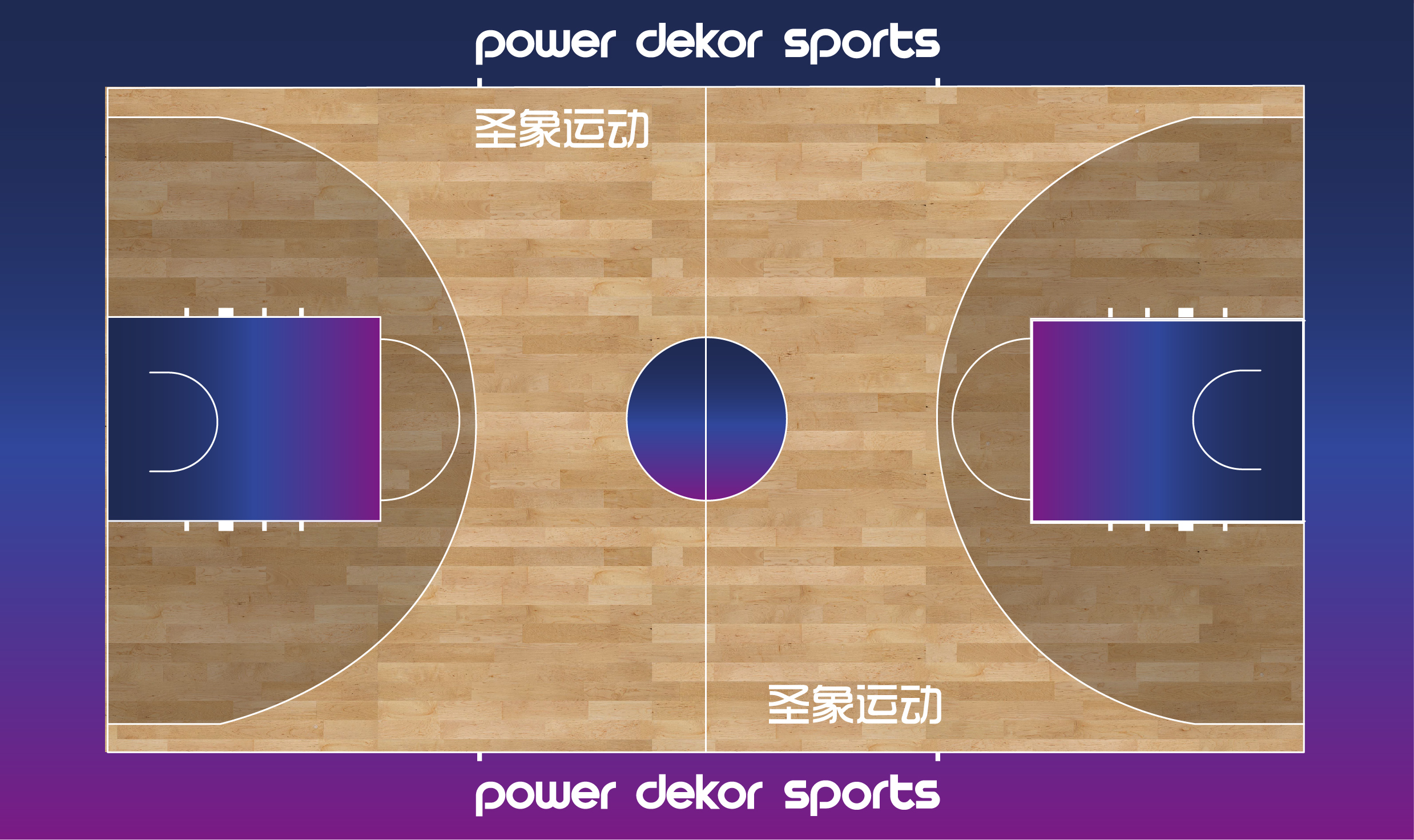圣象运动艺数篮球实木地板方案设计图集-11