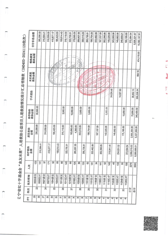 辽宁省红十字基金会血友未莱人道公益项目专项审计报告（2024）_08