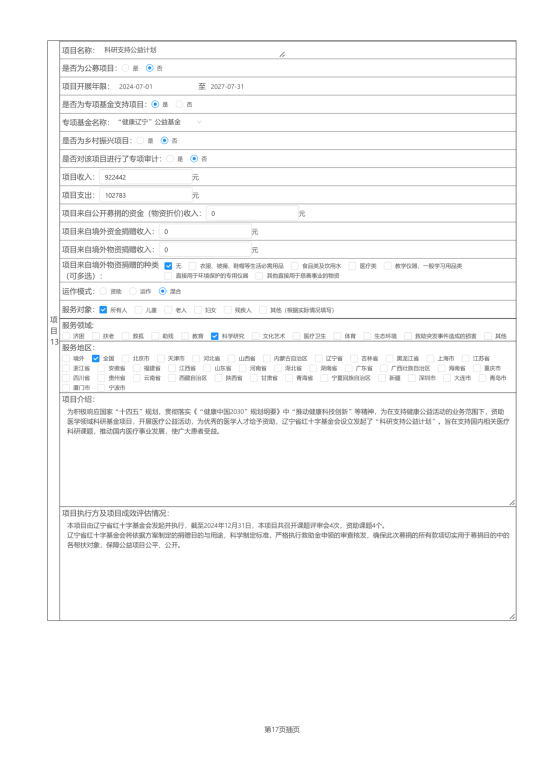 辽宁省红十字基金会2024年度报告_36