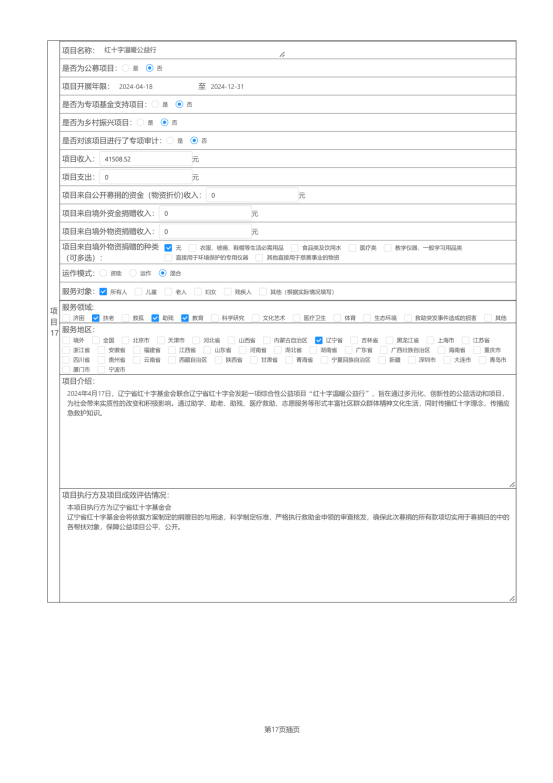 辽宁省红十字基金会2024年度报告_40