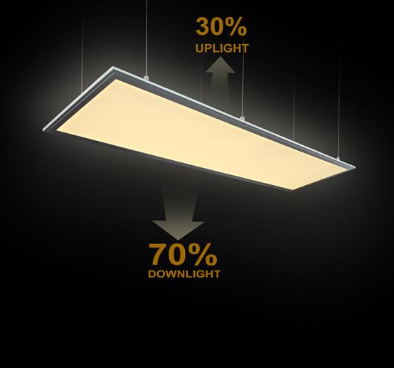 bi-emission panel light