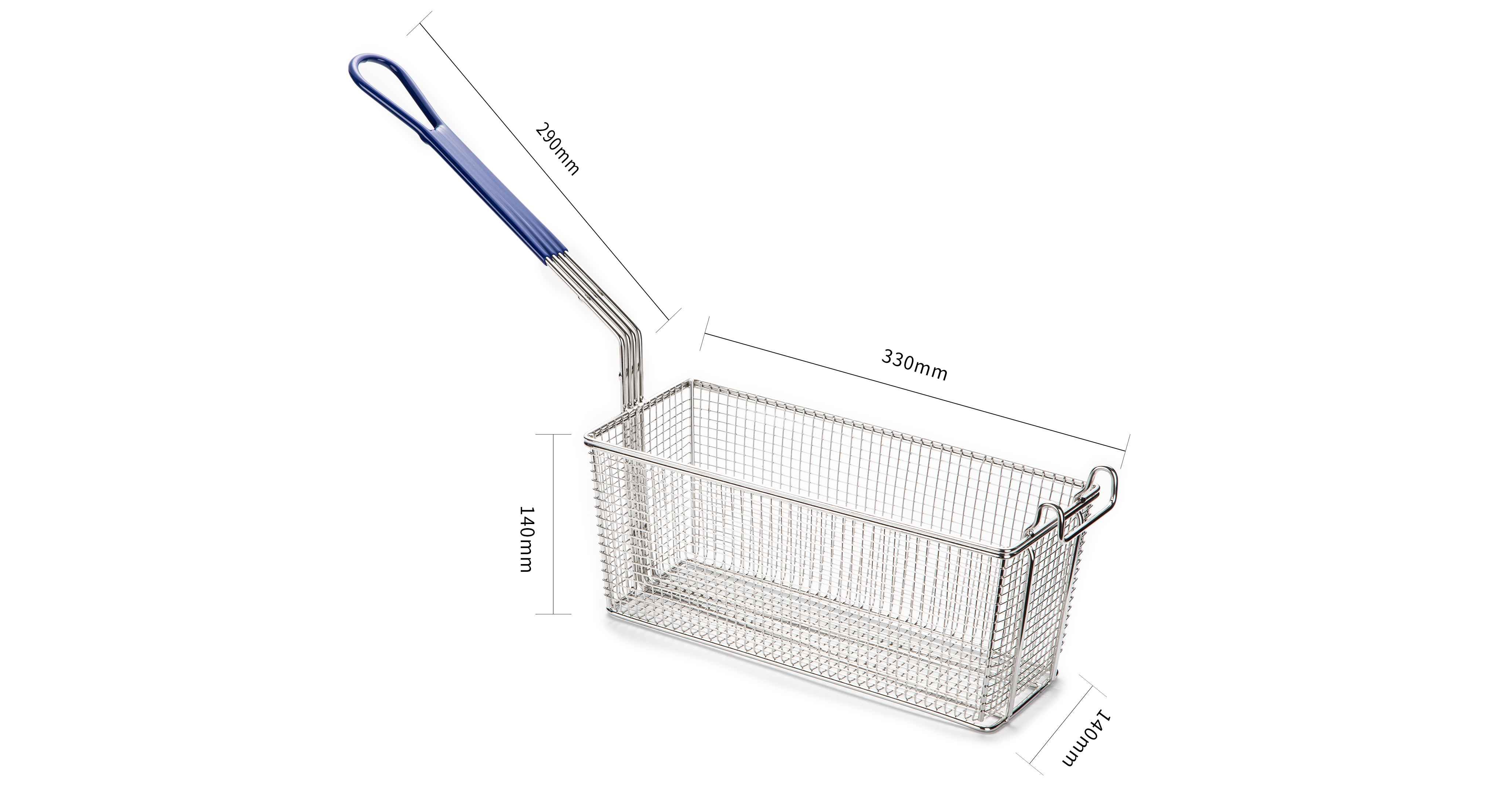 13寸炸篮，蓝色