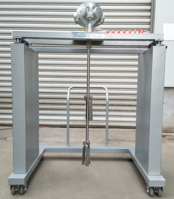 1IBC-TCM7推车升降式IBC吨桶气动搅拌器-3