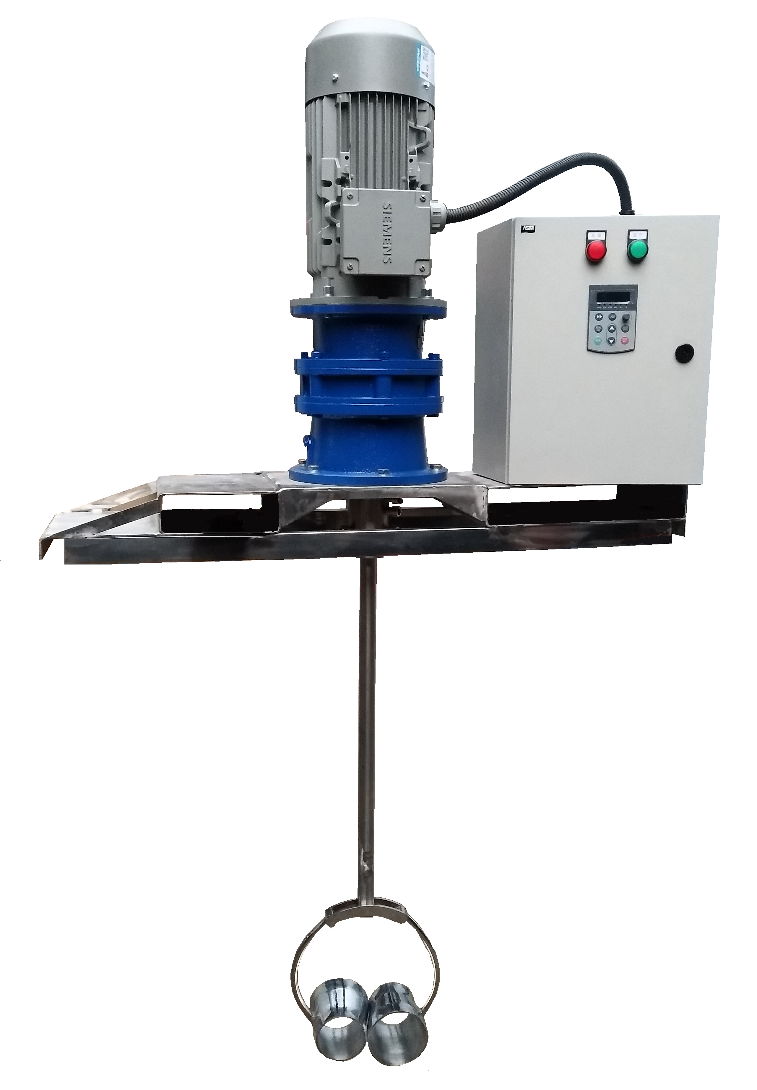 2IBC-HBDT3KWIBC吨桶电动调速搅拌机折叠漏斗桨叶-1