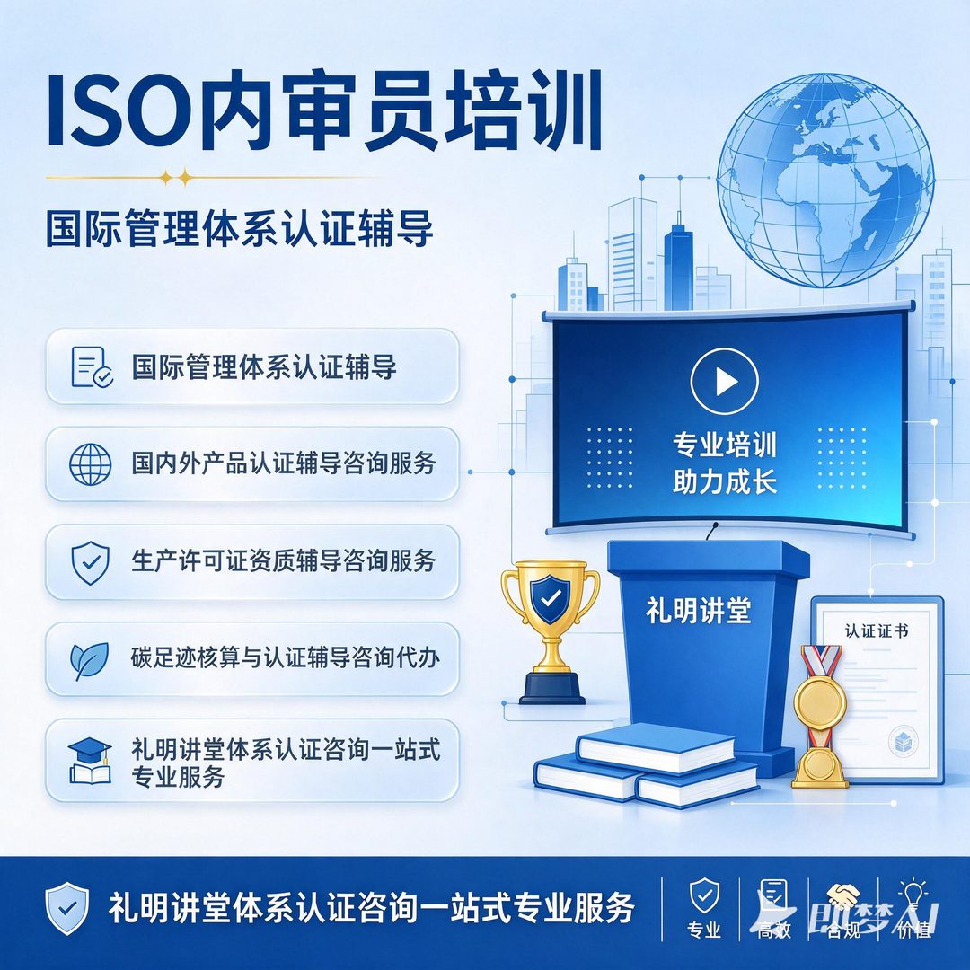 礼明讲堂·ISO9001:2026 体系认证辅导 换版差距分析到取证班