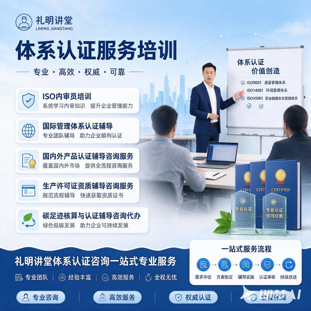 礼明讲堂·ISO管理体系认证是什么？一文讲清它和企业的真实关系