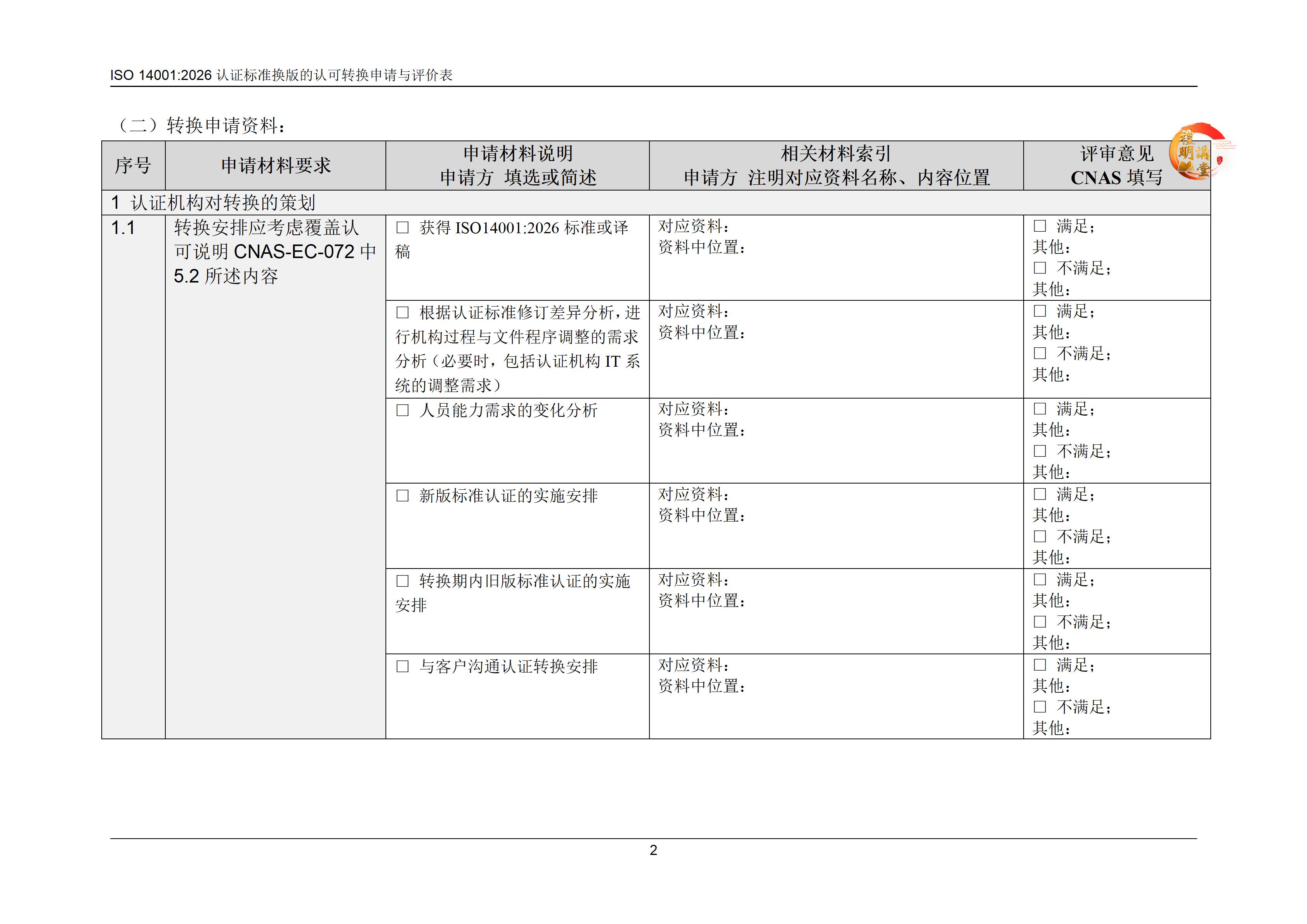ISO14001:2026认证标准换版