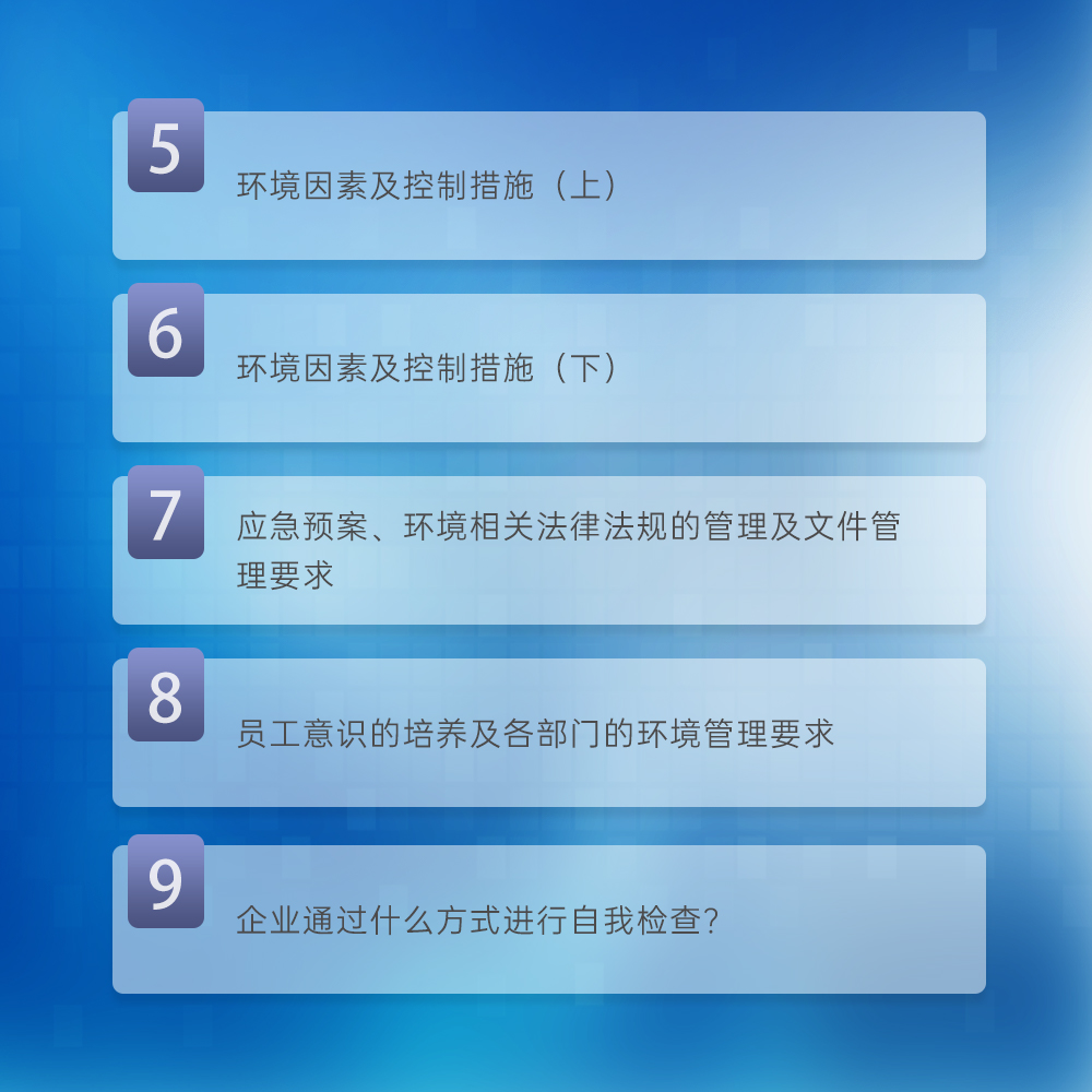 ISO三体系线上录播课课程详情