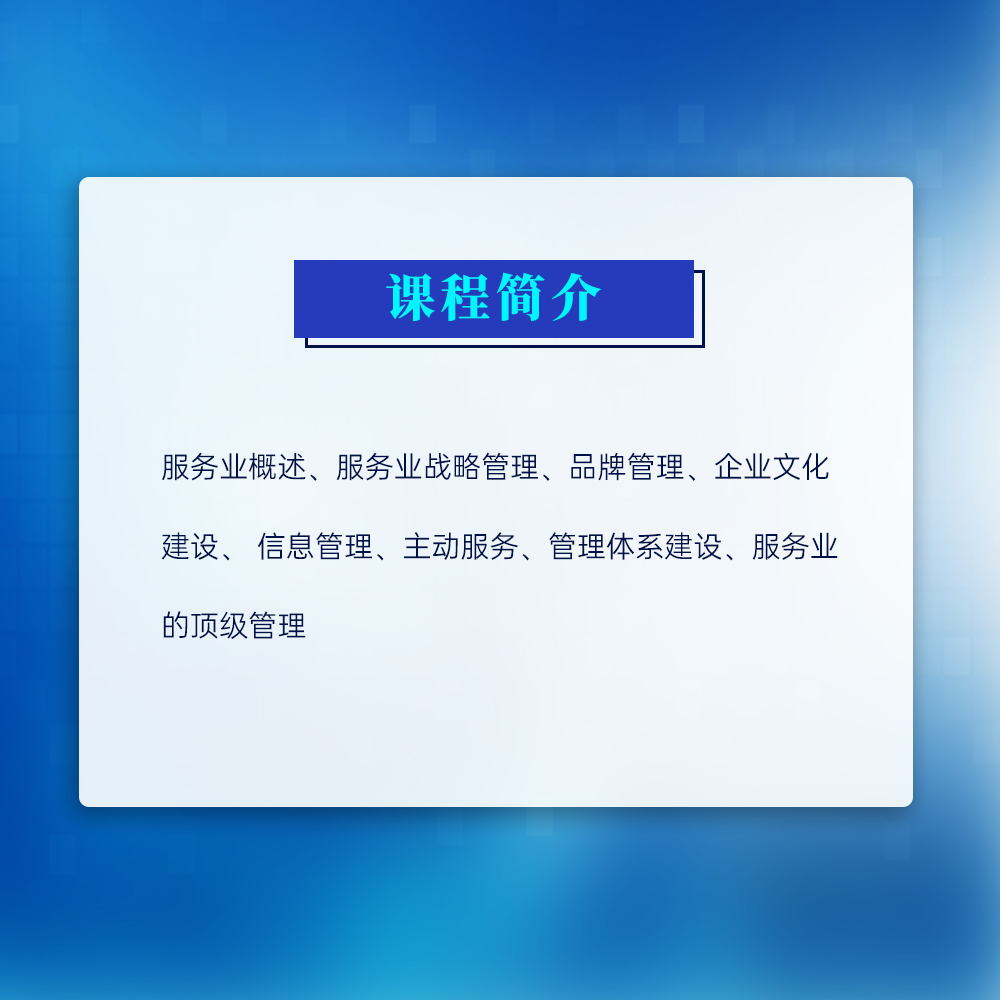 卓越服务体系四支柱结构图