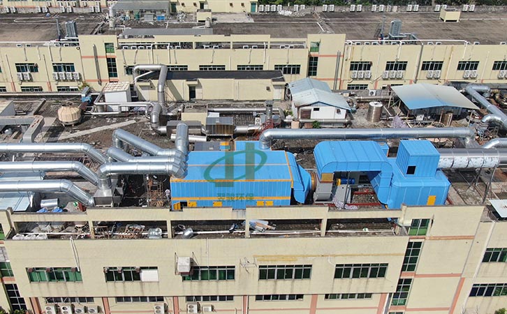 喷漆废气净化处理工程设计安装，喷漆废气净化处理稳定达标排放