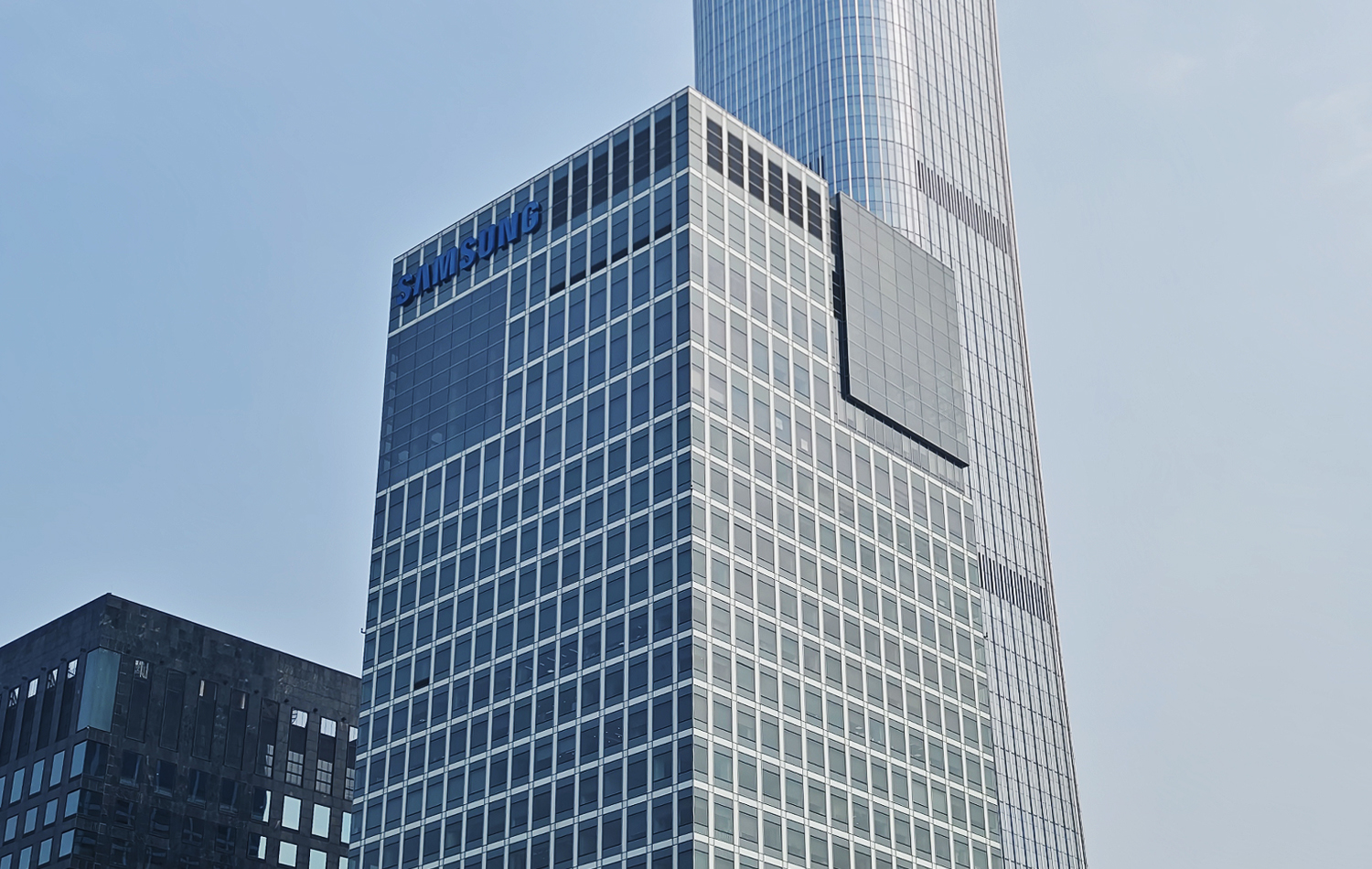 三星大厦南立面建筑标识SouthElevationArchitecturalSignageofSamsungTower