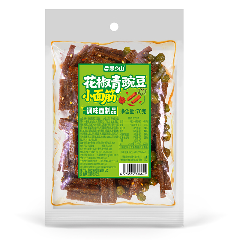 花椒青豌豆小面筋70g