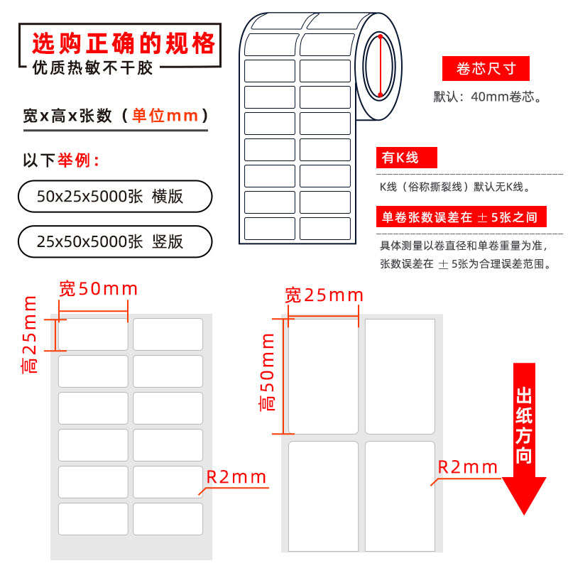 热敏50x25x5000p1