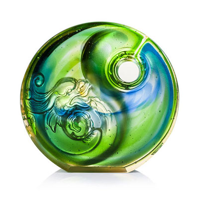 琉璃工房太极图案文镇-琉璃工房太极图案文镇1