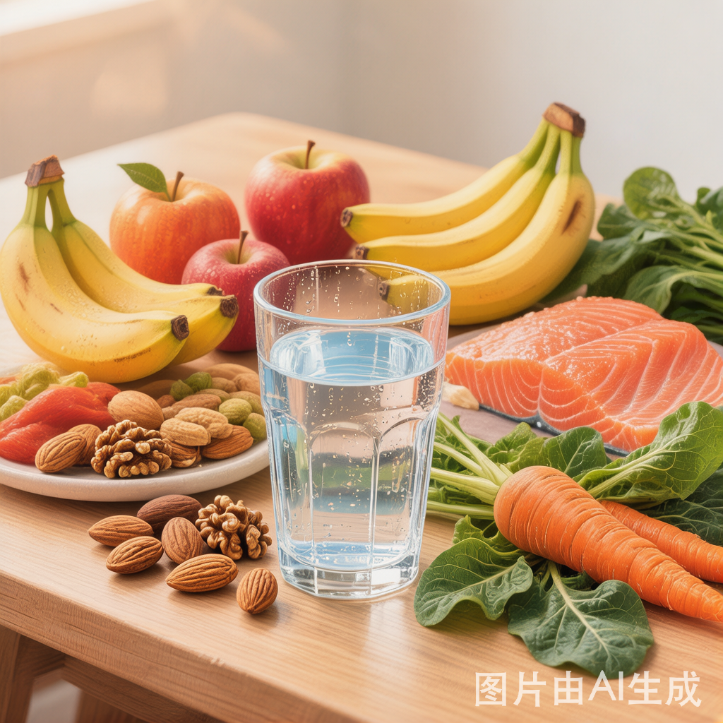 多喝水吃天然食物