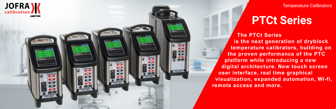 PTCt Series Dry Block Temperature Calibrators