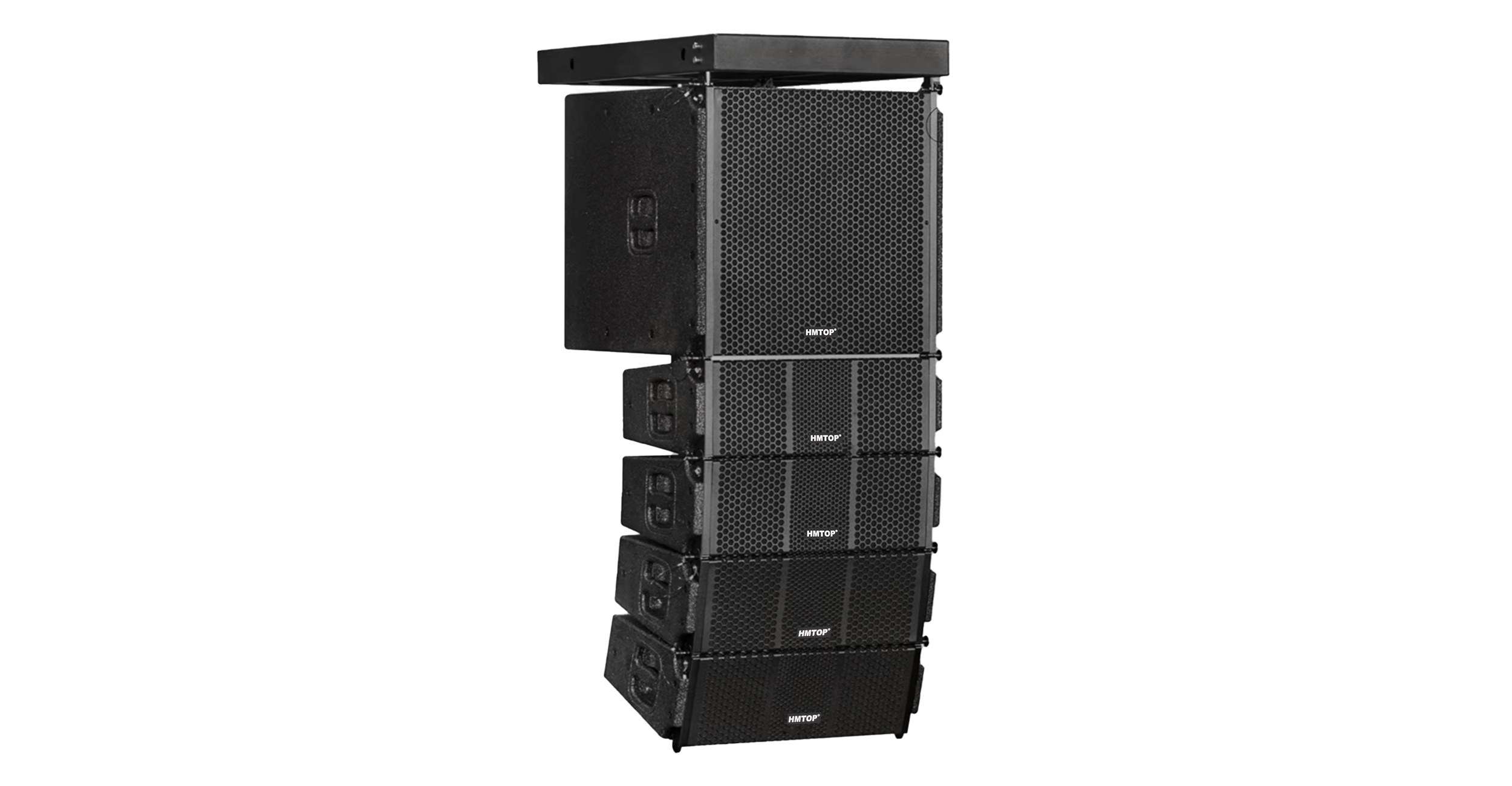 双8寸线阵音箱-组合图