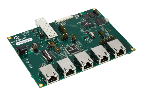 5 带有SAMA5D36 MCU的KSZ9477的管理型交换机评估板