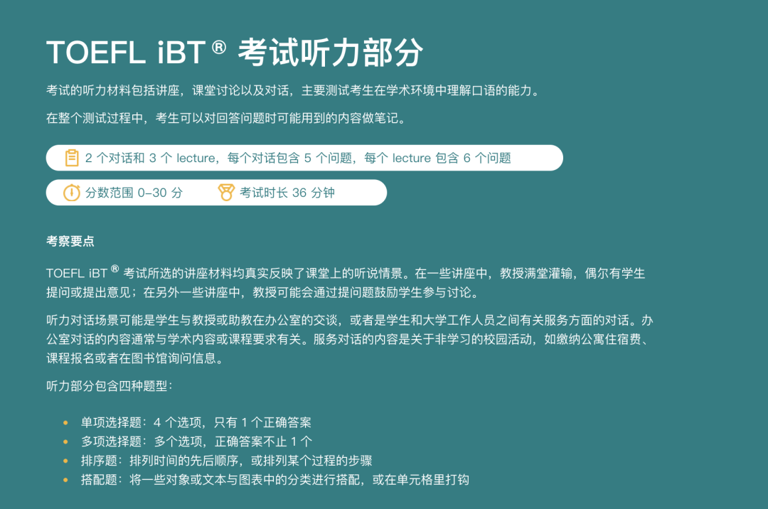 托福考试介绍