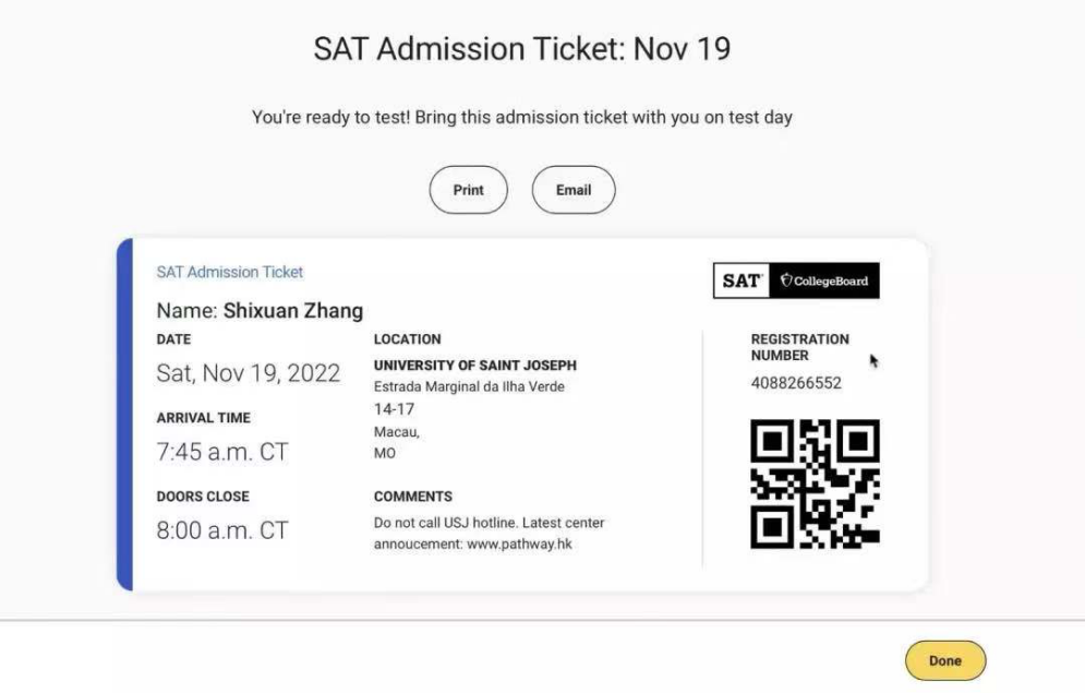 2026年SAT考前注意事项