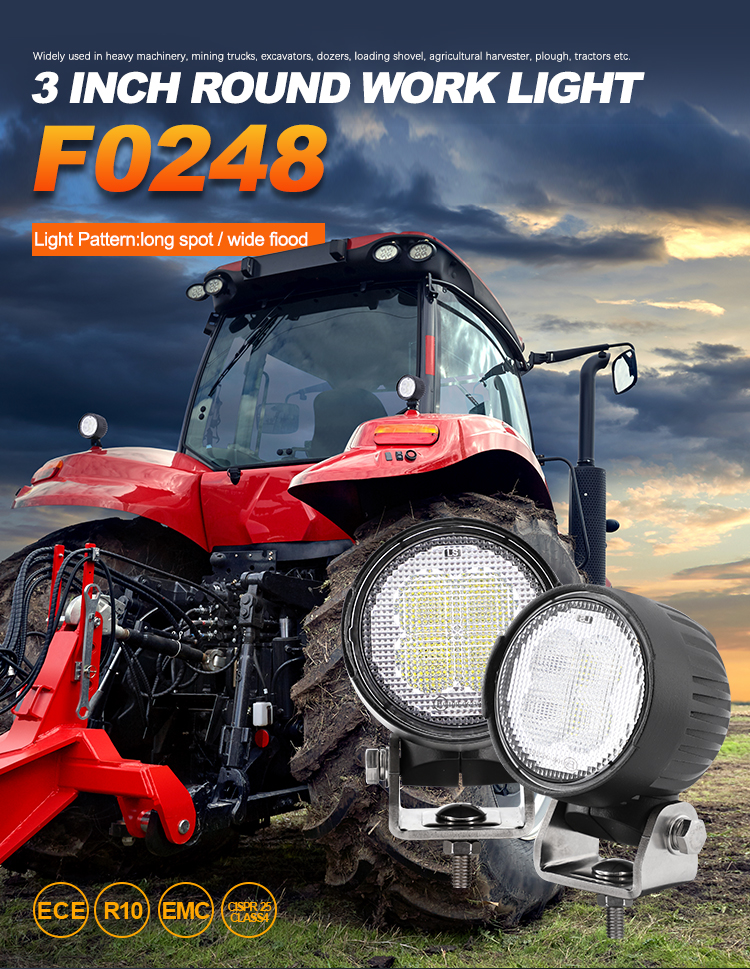 3 Inch Round LED Working Light 6