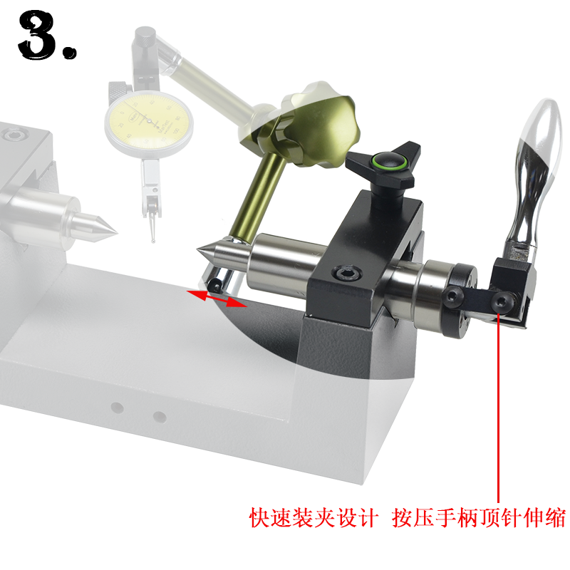 小型跳动测量仪 侧面图