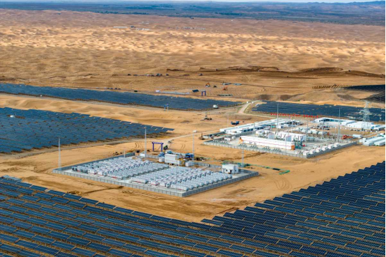 宁夏中卫腾格里沙溪新能源基地储能电站