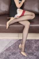 红黑色吊带袜穿搭吊带裙的淘宝图