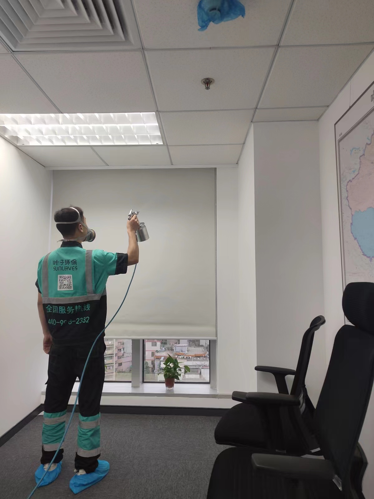 天河区金利来大厦施工治理现场-6893c35e57d6f089b154add3217f151