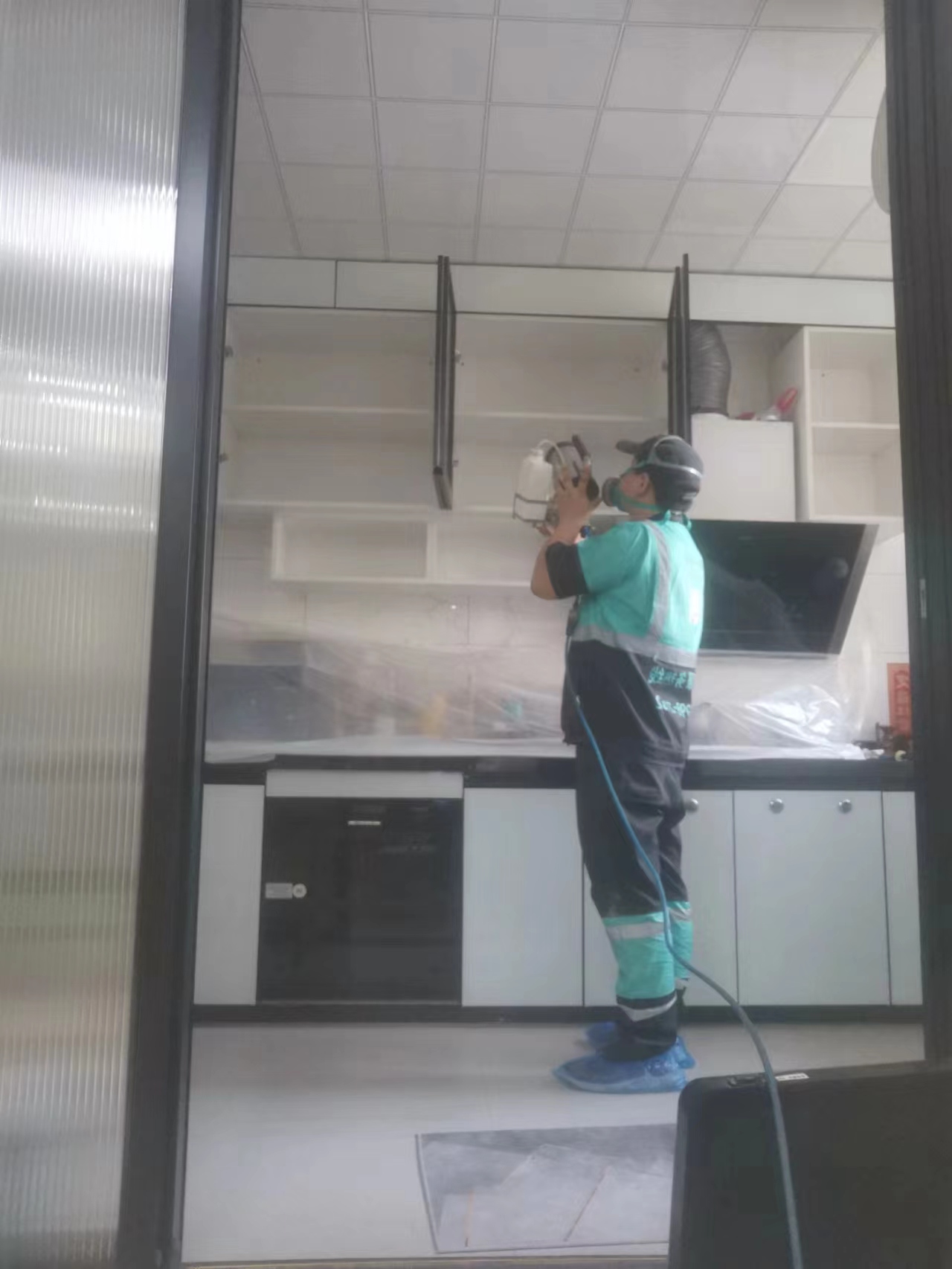 花都骏辉小区施工治理现场-0b9f697bb68fde5d7f83a0a8bba4b05