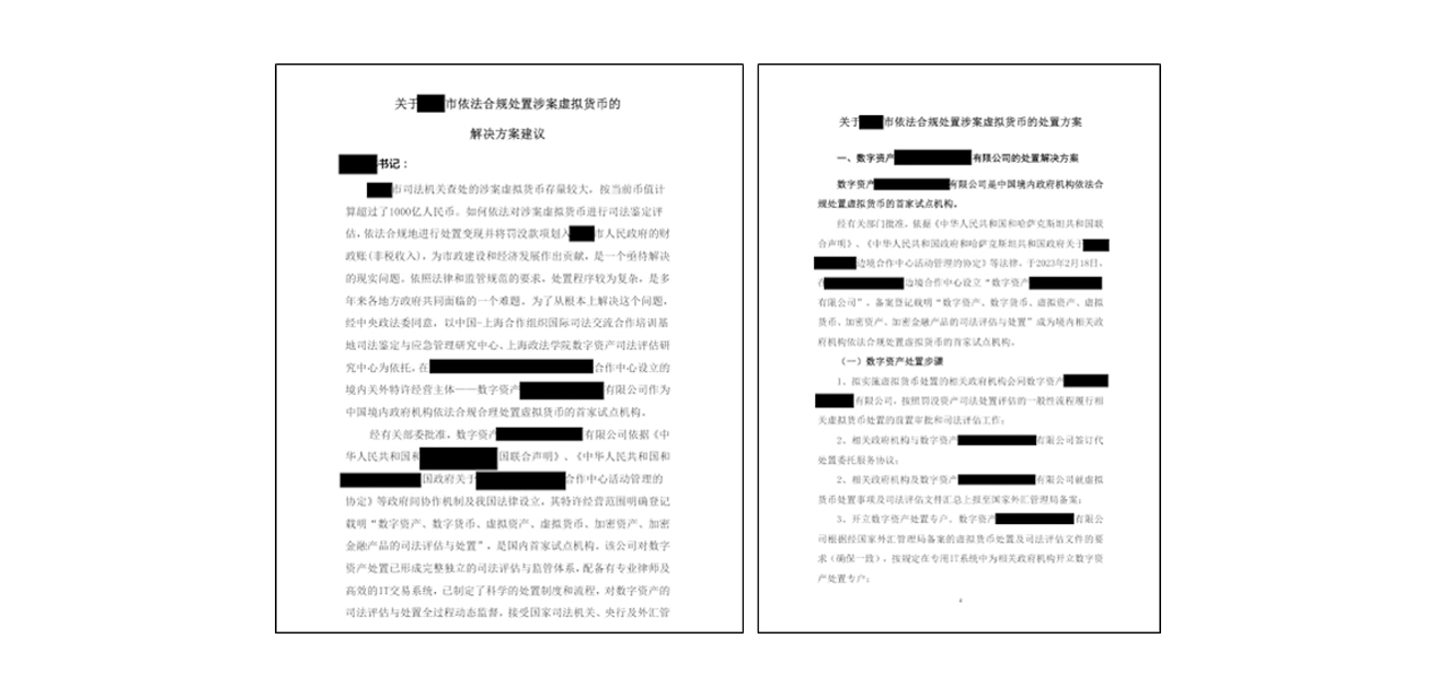 依法合规处置涉案虚拟货币的处置方案