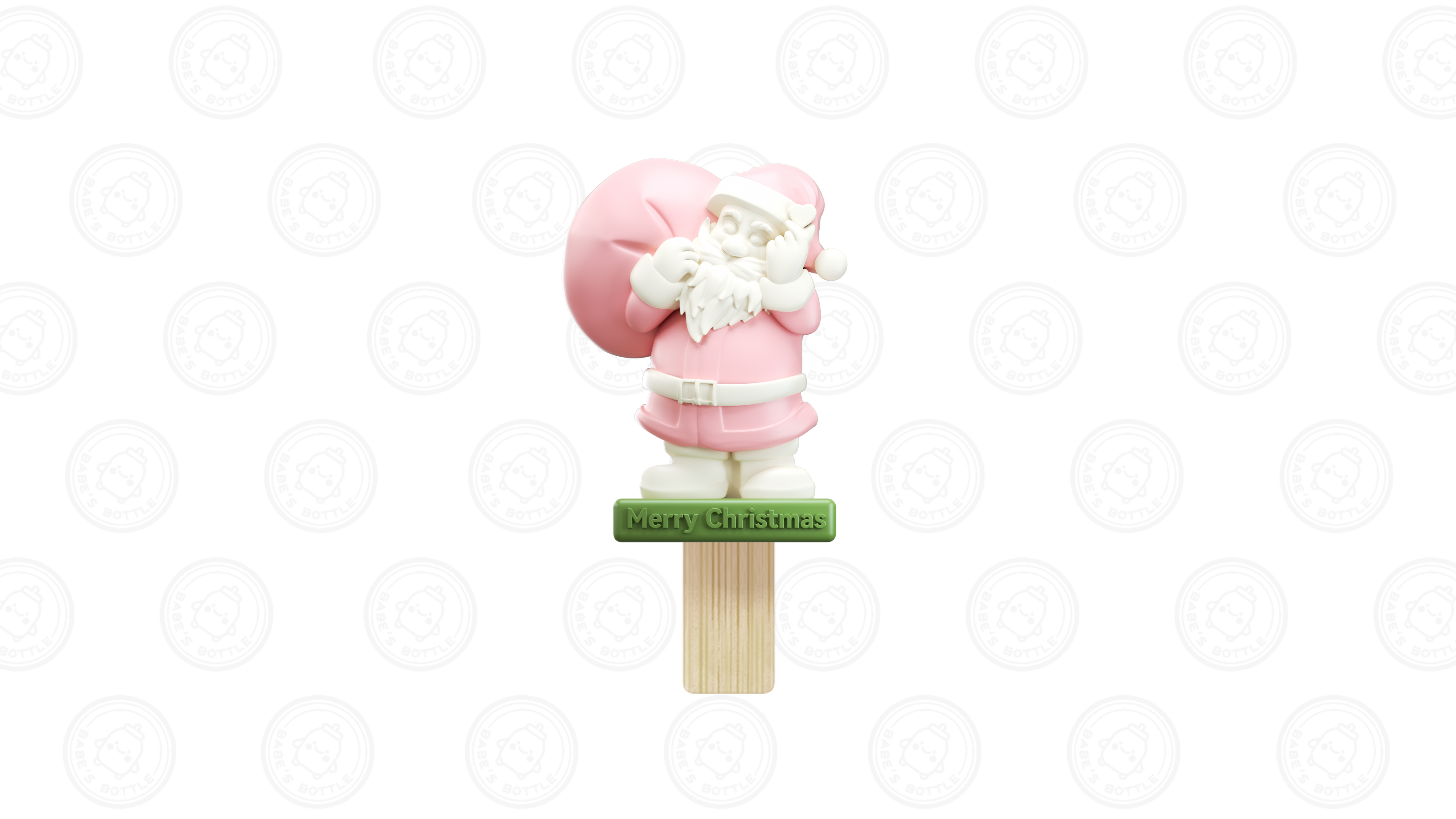 Peach Milk Matcha Flavor Ice Cream