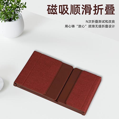 B077皮纹三折无线蓝牙折叠键盘产品图 5