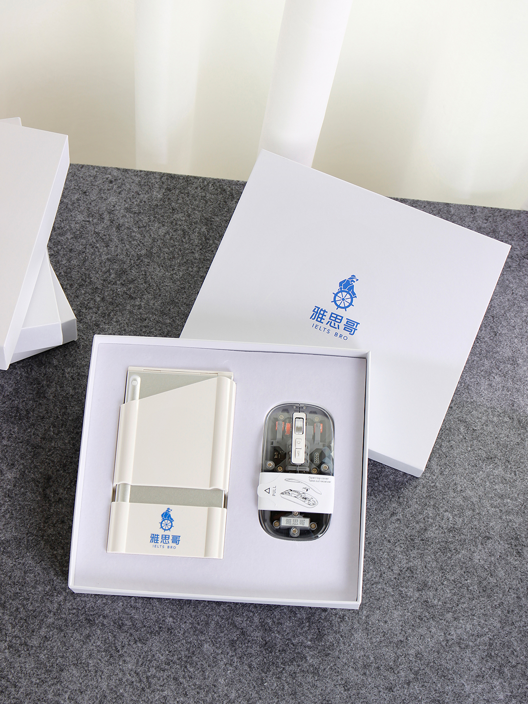 LC-1601/FK228两折键盘+LC-1603/M133透明蓝牙鼠标