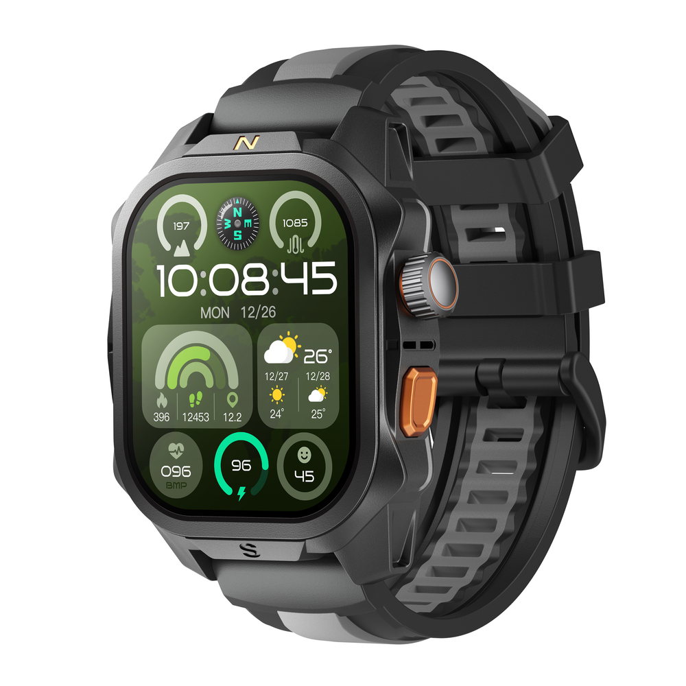 礼途 GTX3 GPS智能手表｜1.95英寸AMOLED·蓝牙通话·5ATM防水·多运动模式